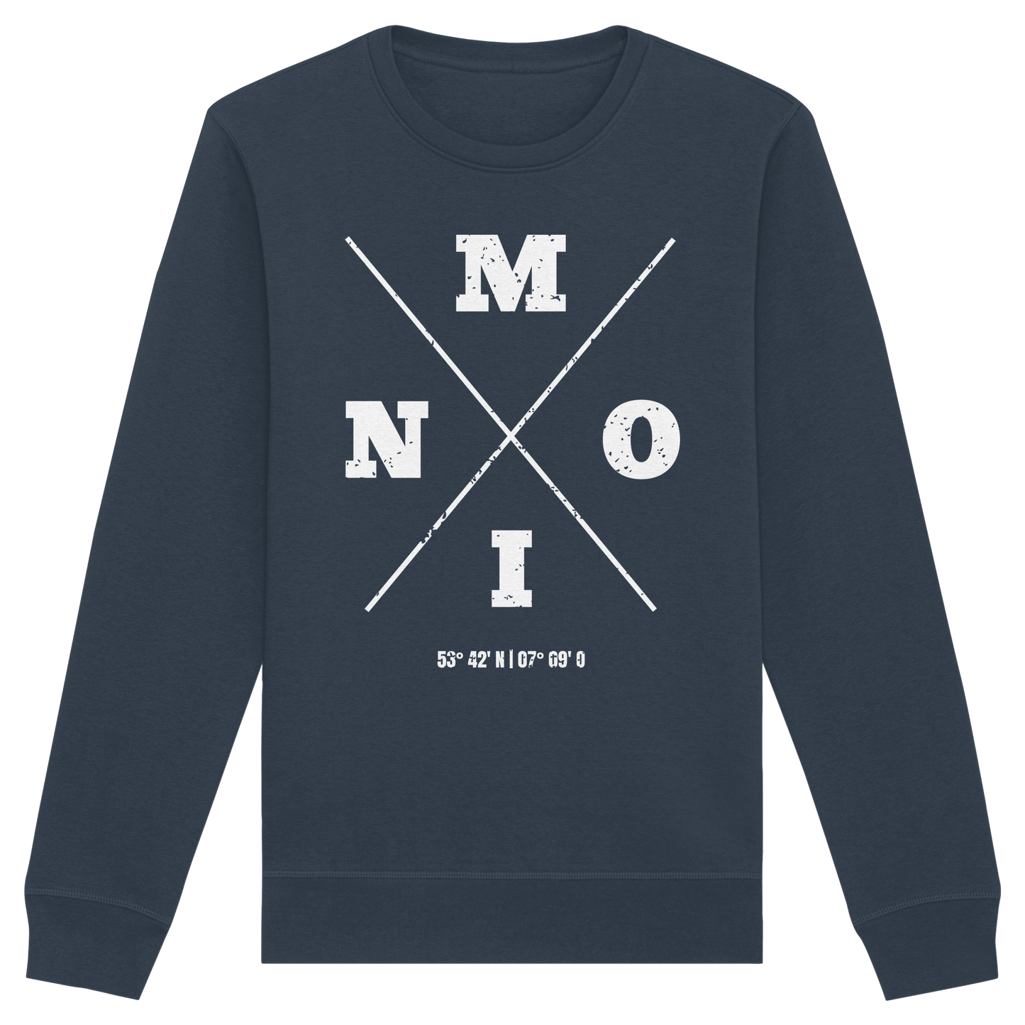 Moin Koordinaten | Lieblingsplatz am Meer | Unisex Sweatshirt Premium