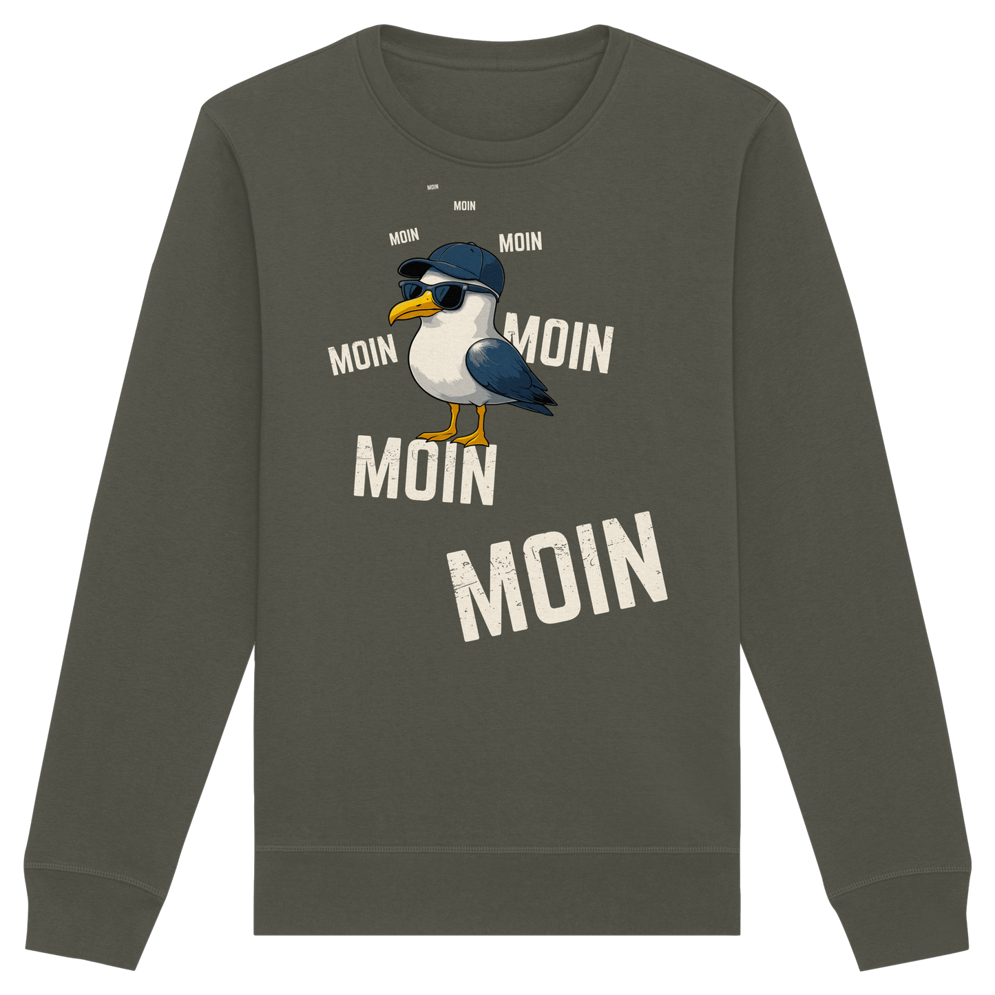 Moin Möwe | Urlaubsgefühl Nordsee | Unisex Sweatshirt Premium
