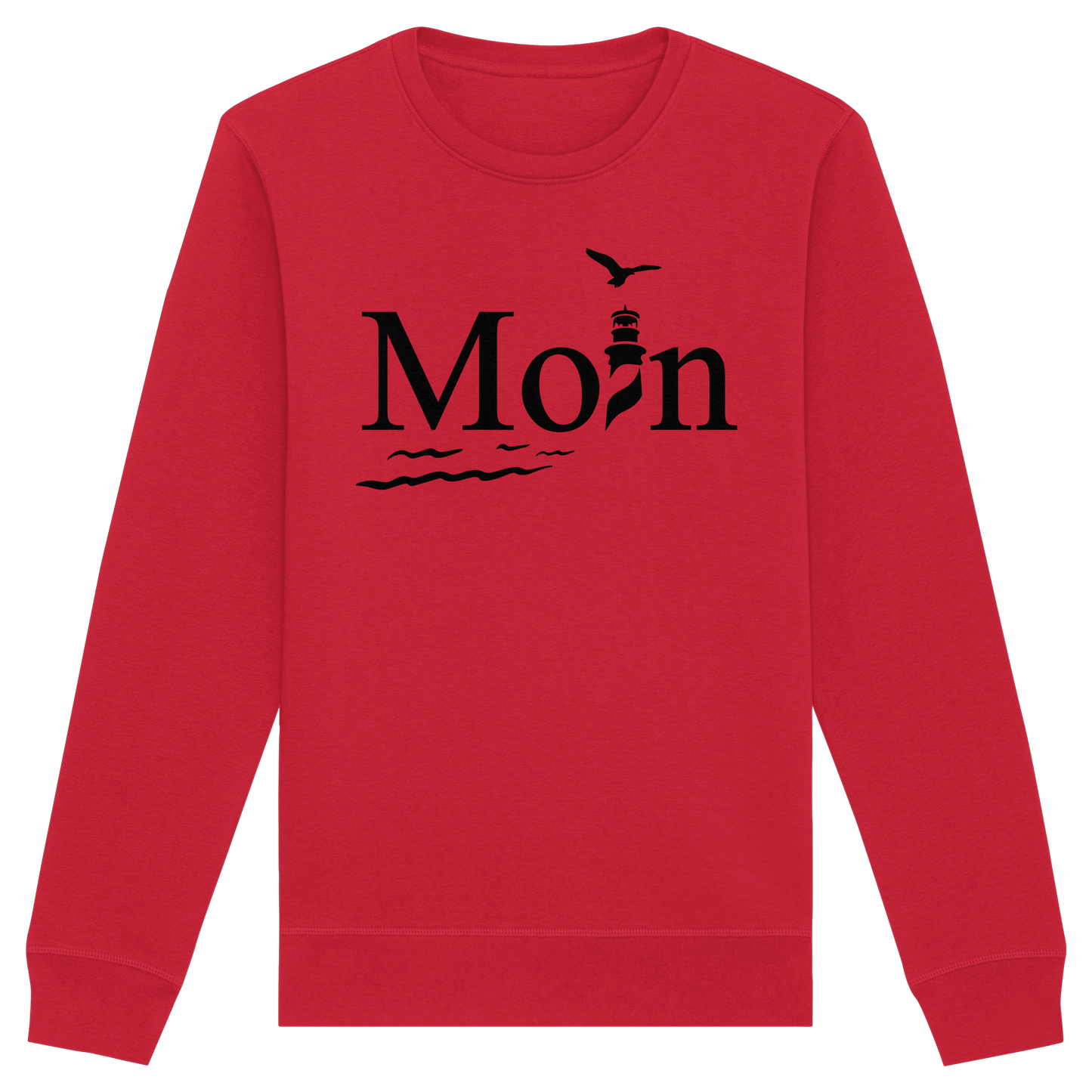 Moin Leuchtturm | Küstenliebe zeigen | Unisex Sweatshirt Premium