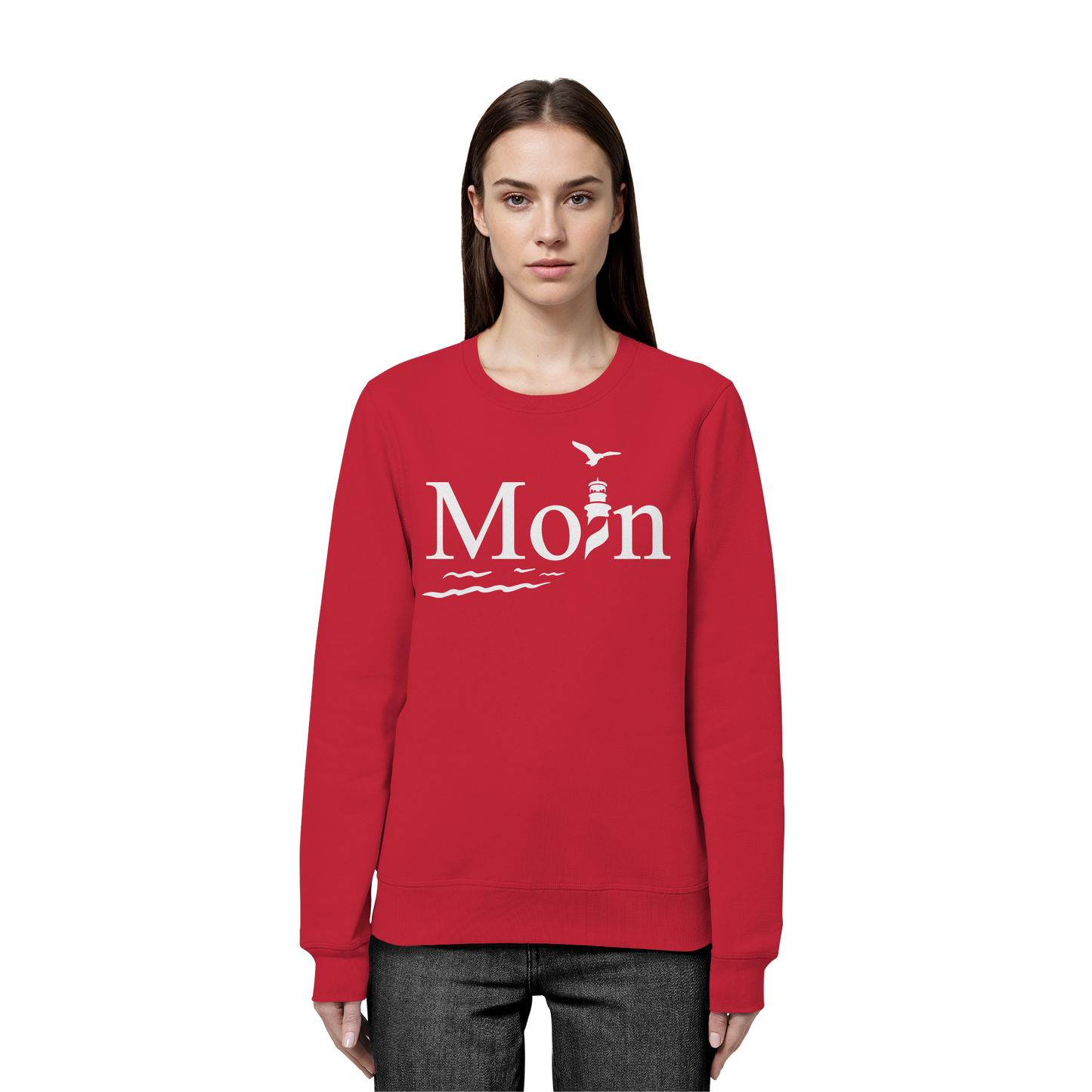 Moin Leuchtturm | Sehnsucht Nordsee | Unisex Sweatshirt Premium