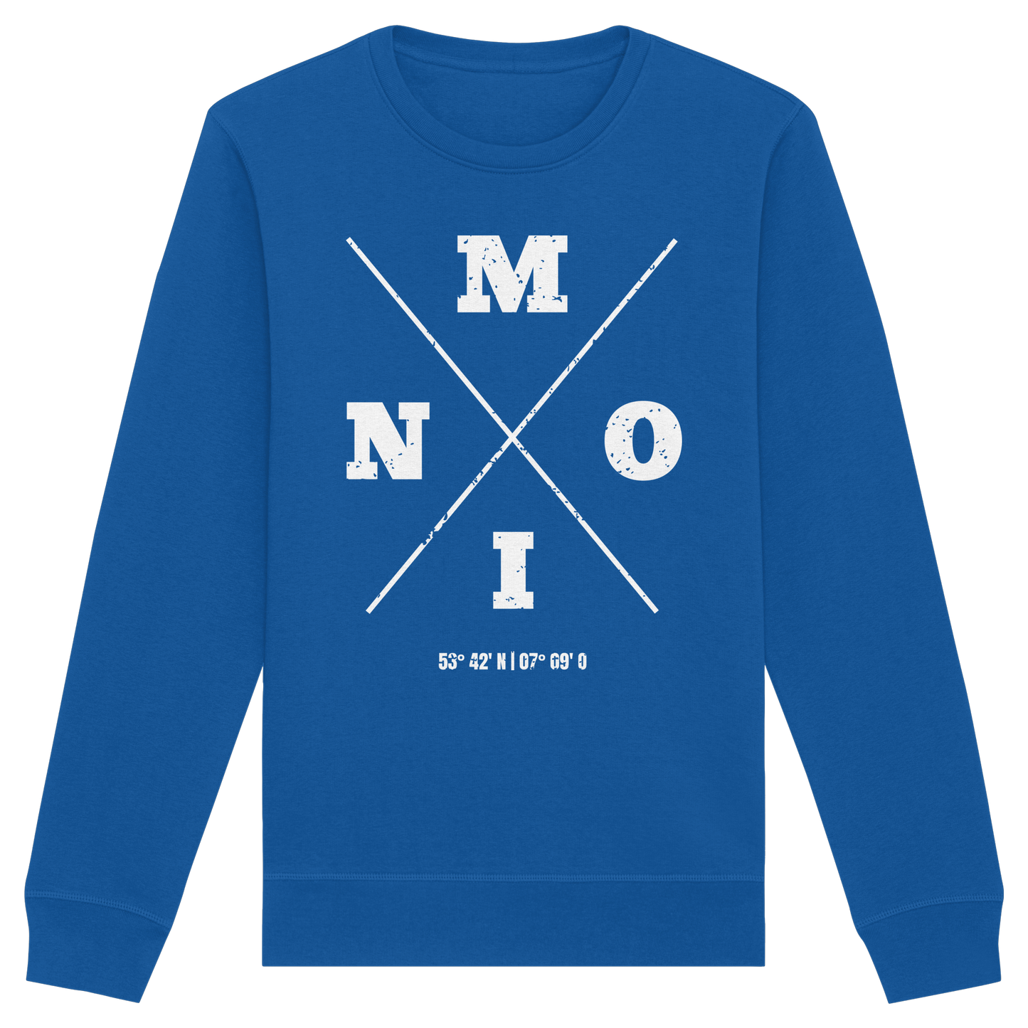 Moin Koordinaten | Lieblingsplatz am Meer | Unisex Sweatshirt Premium
