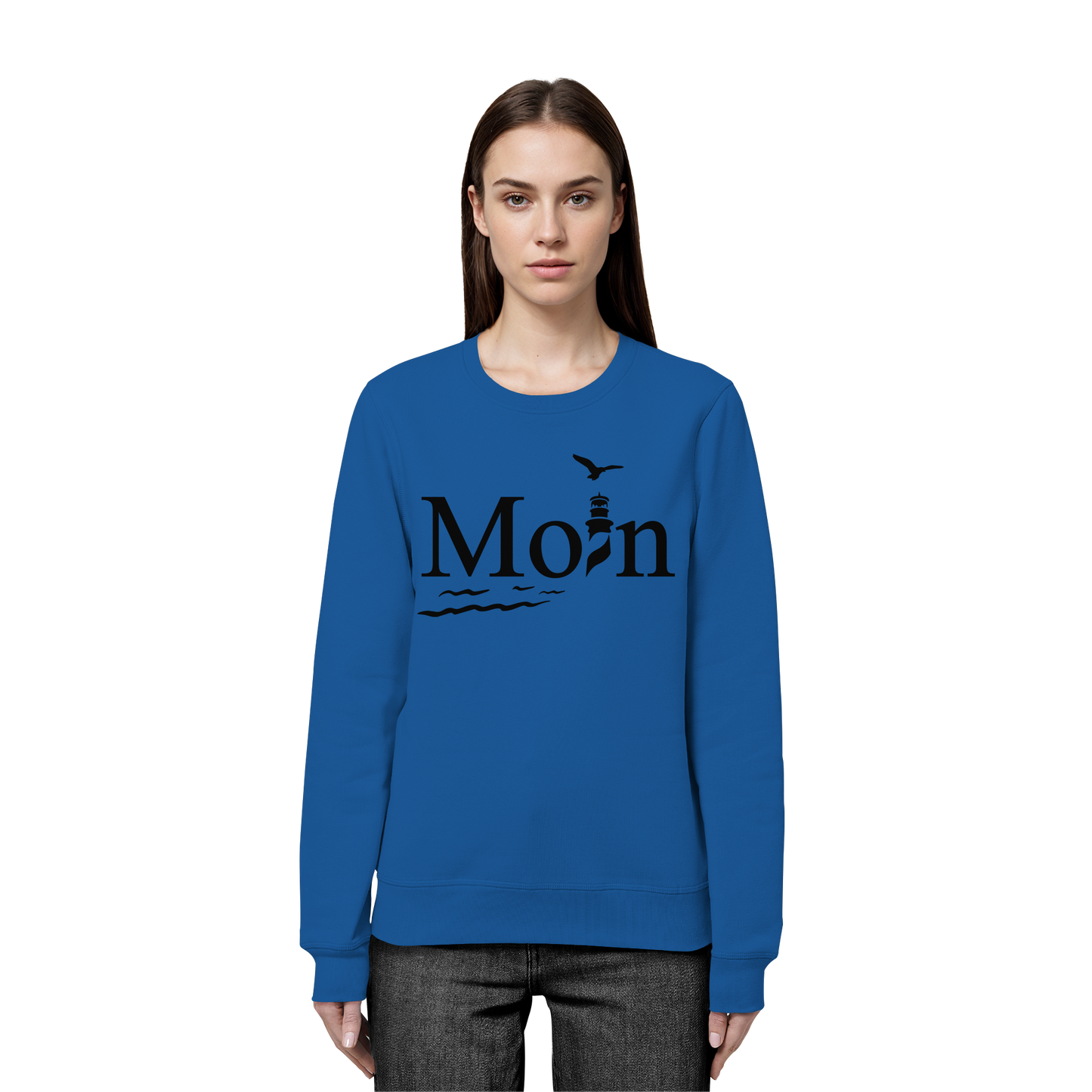 Moin Leuchtturm | Küstenliebe zeigen | Unisex Sweatshirt Premium