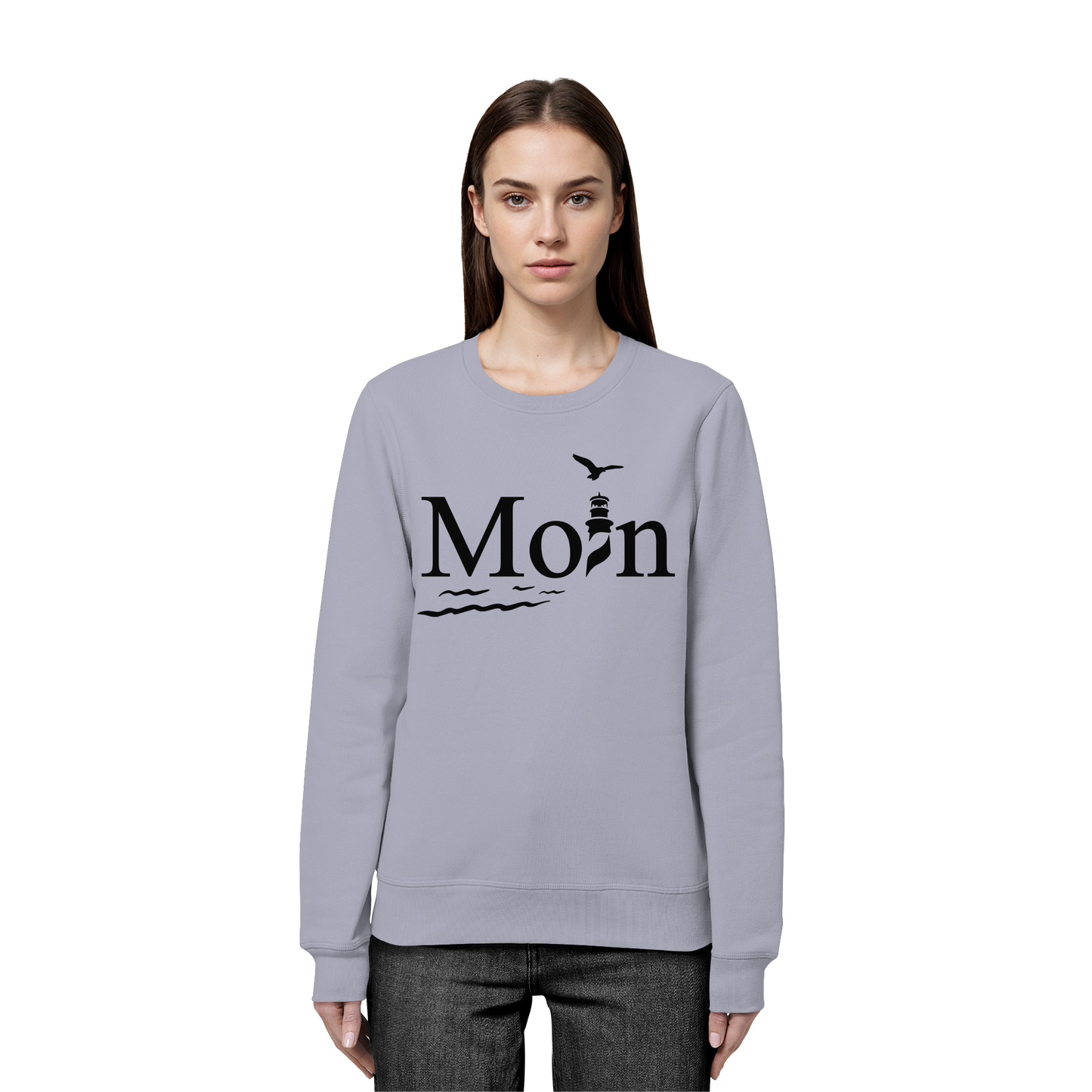 Moin Leuchtturm | Küstenliebe zeigen | Unisex Sweatshirt Premium
