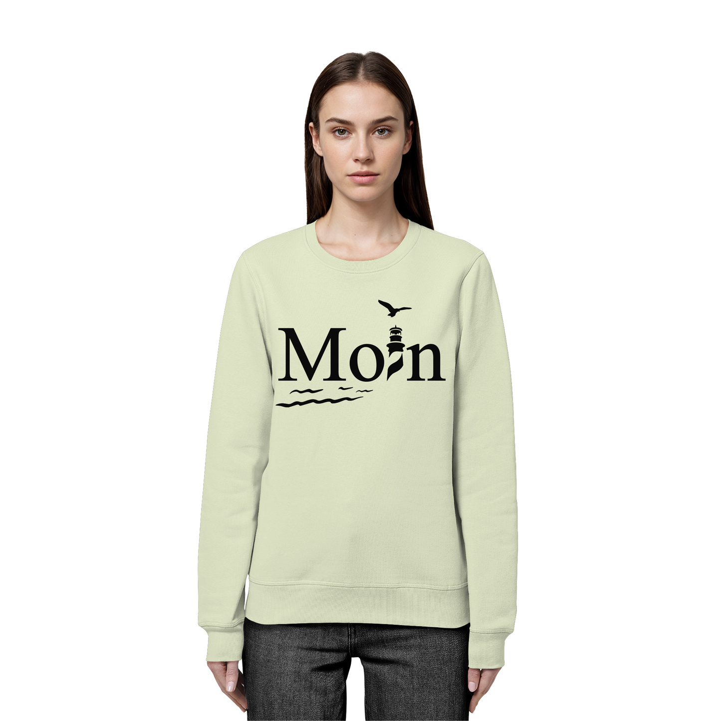 Moin Leuchtturm | Küstenliebe zeigen | Unisex Sweatshirt Premium