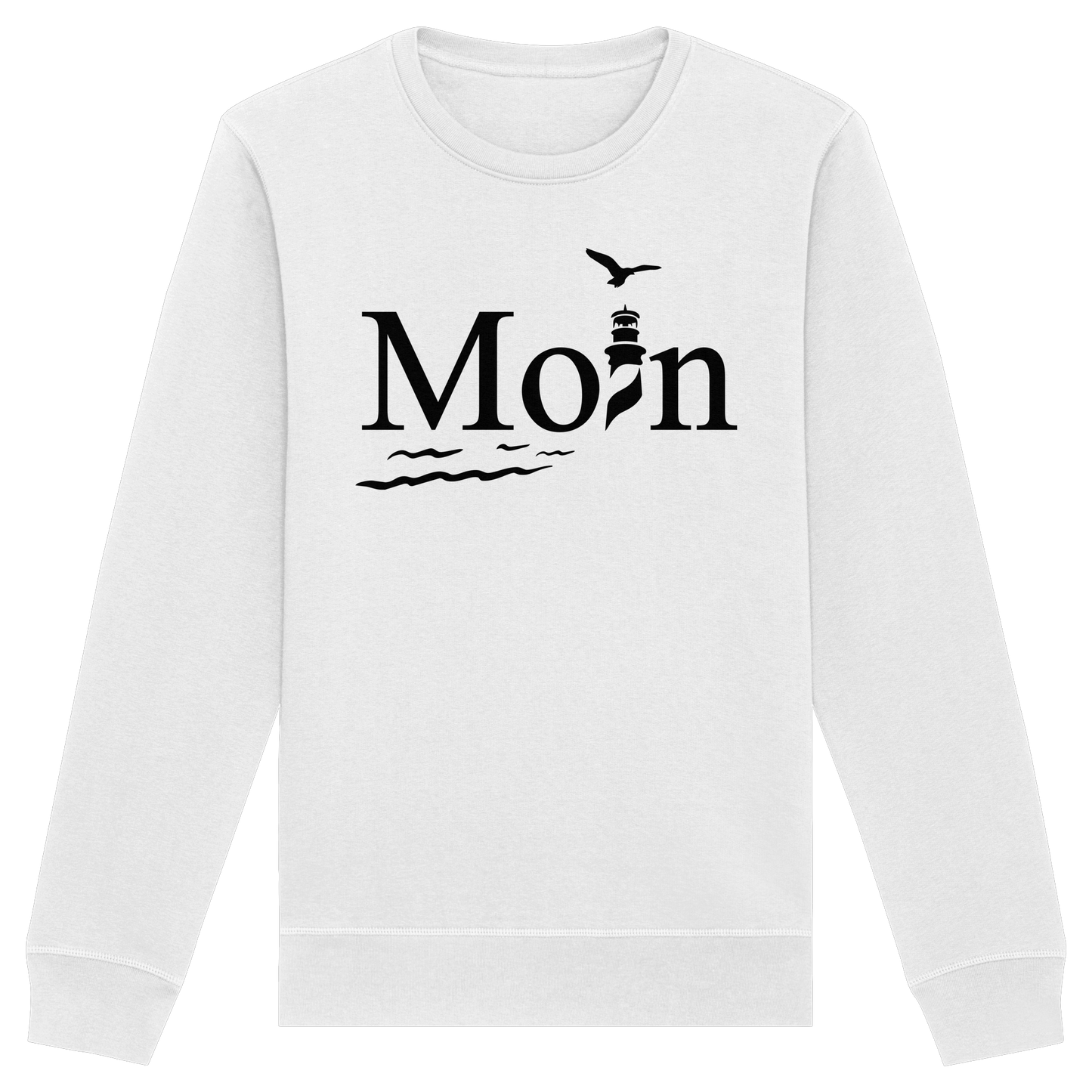Moin Leuchtturm | Küstenliebe zeigen | Unisex Sweatshirt Premium