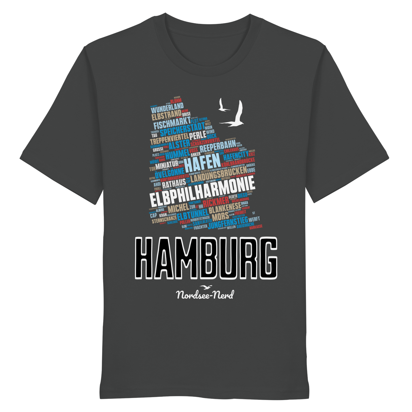 Hamburg  | Wortwolke | Unisex Shirt Premium