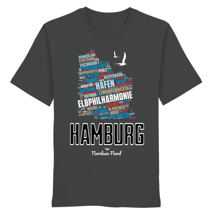 Hamburg  | Wortwolke | Unisex Shirt Premium