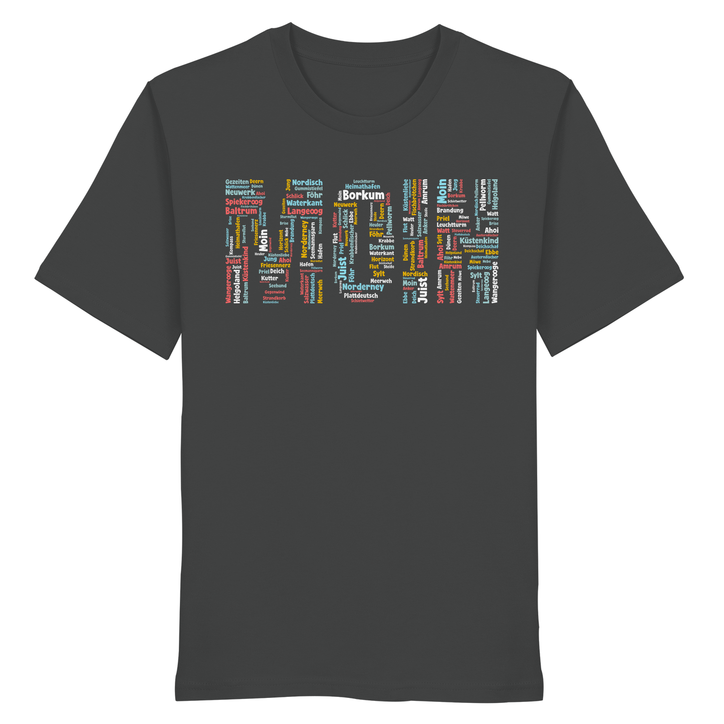Moin Wortwolke | 100% Bio-Baumwolle | Unisex Shirt Premium