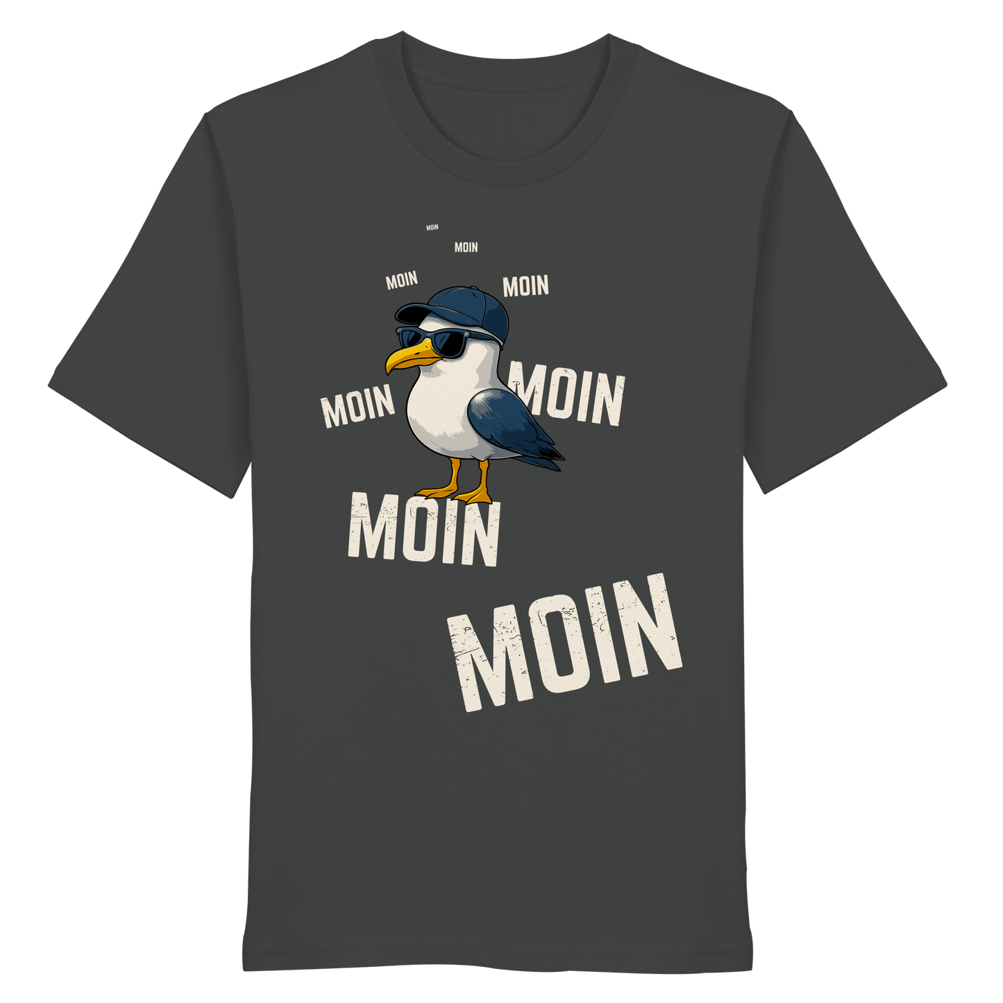 Moin Möwe | Maritimes Lebensgefühl | Unisex Shirt Premium