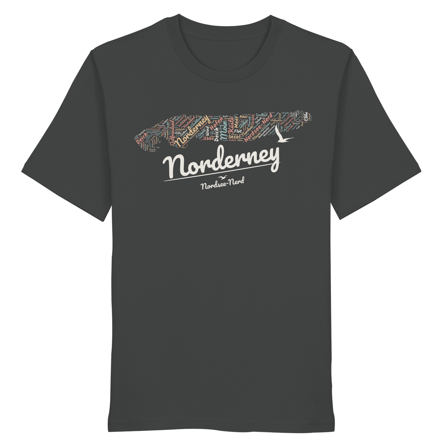 Norderney Wortwolke | 100% Bio-Baumwolle | Unisex Shirt Premium