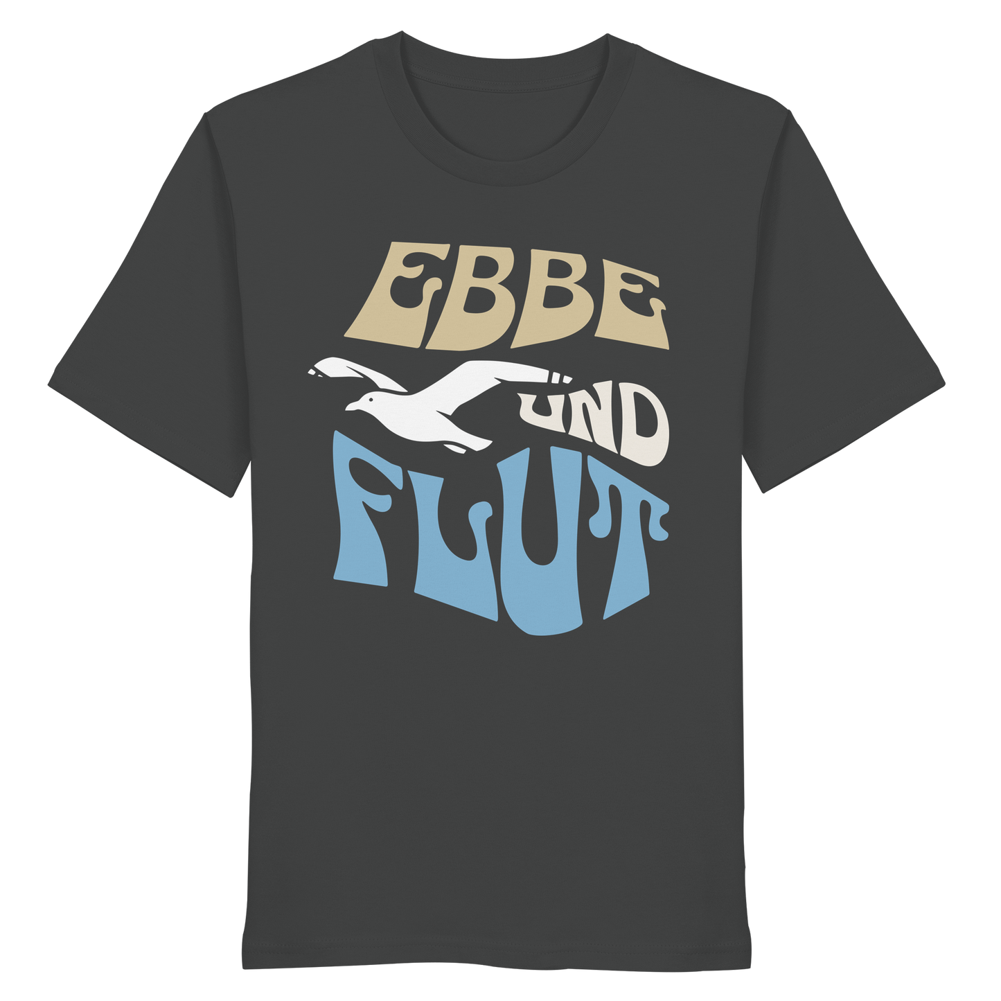 Ebbe & Flut Möwe | Unbeschwertheit genießen | Unisex Shirt Premium