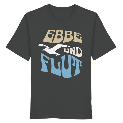 Ebbe & Flut Möwe | Unbeschwertheit genießen | Unisex Shirt Premium