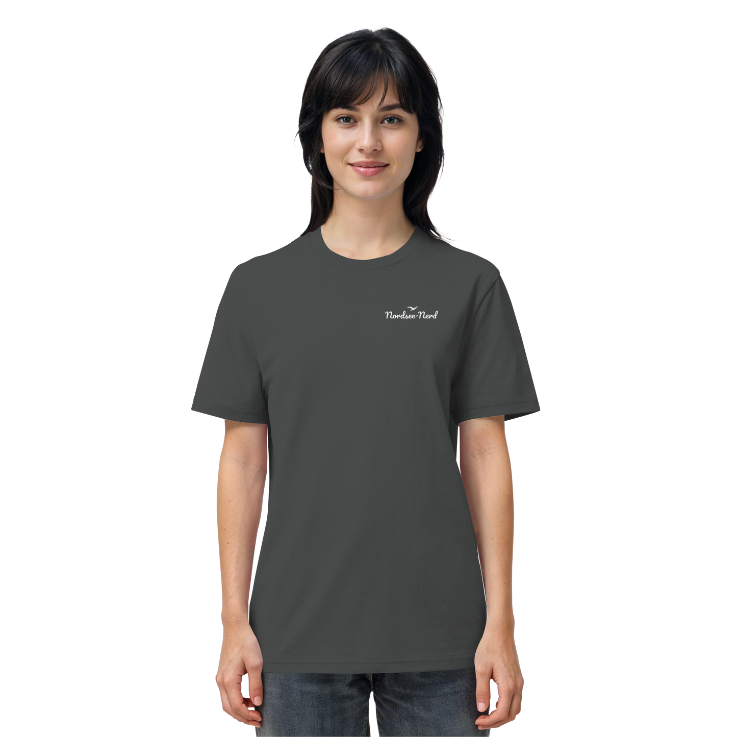Nordsee-Nerd | Stick-Motiv | Unisex Shirt Premium