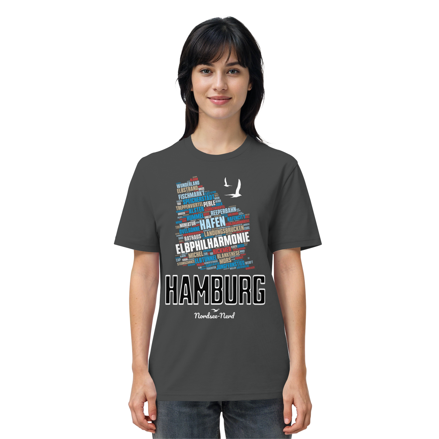 Hamburg  | Wortwolke | Unisex Shirt Premium