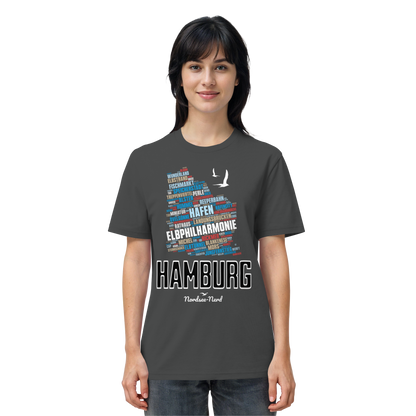 Hamburg  | Wortwolke | Unisex Shirt Premium