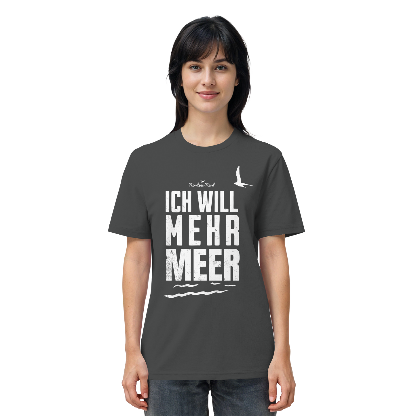 Ich will mehr Meer | Küstenhumor | Unisex Shirt Premium