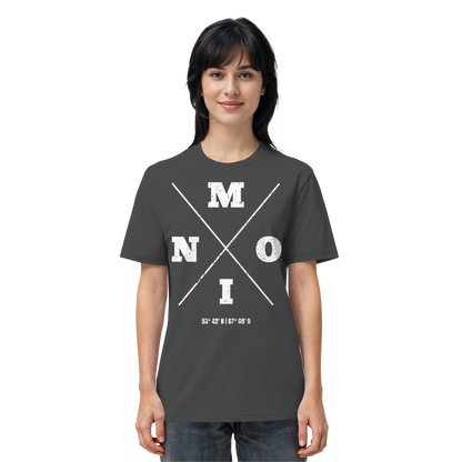 Moin Koordinaten | Heimat im Herzen | Unisex Shirt Premium