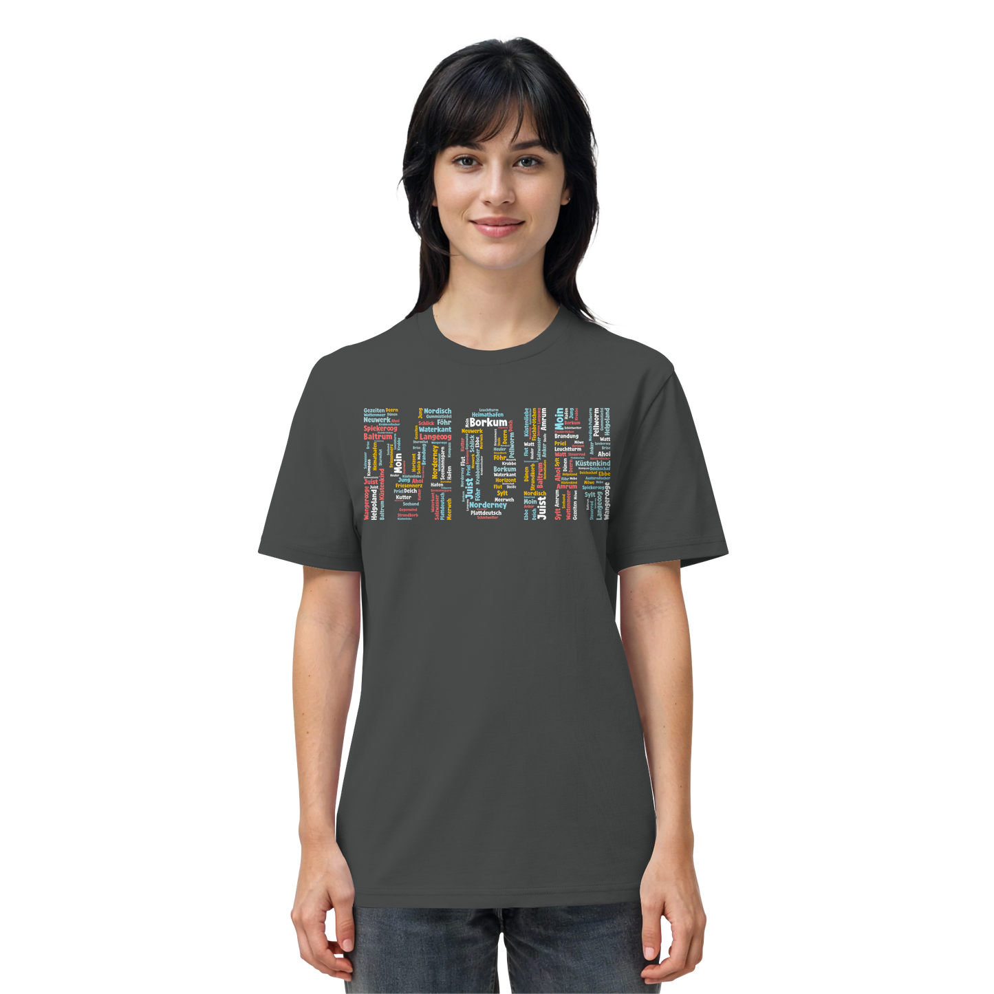 Moin Wortwolke | 100% Bio-Baumwolle | Unisex Shirt Premium