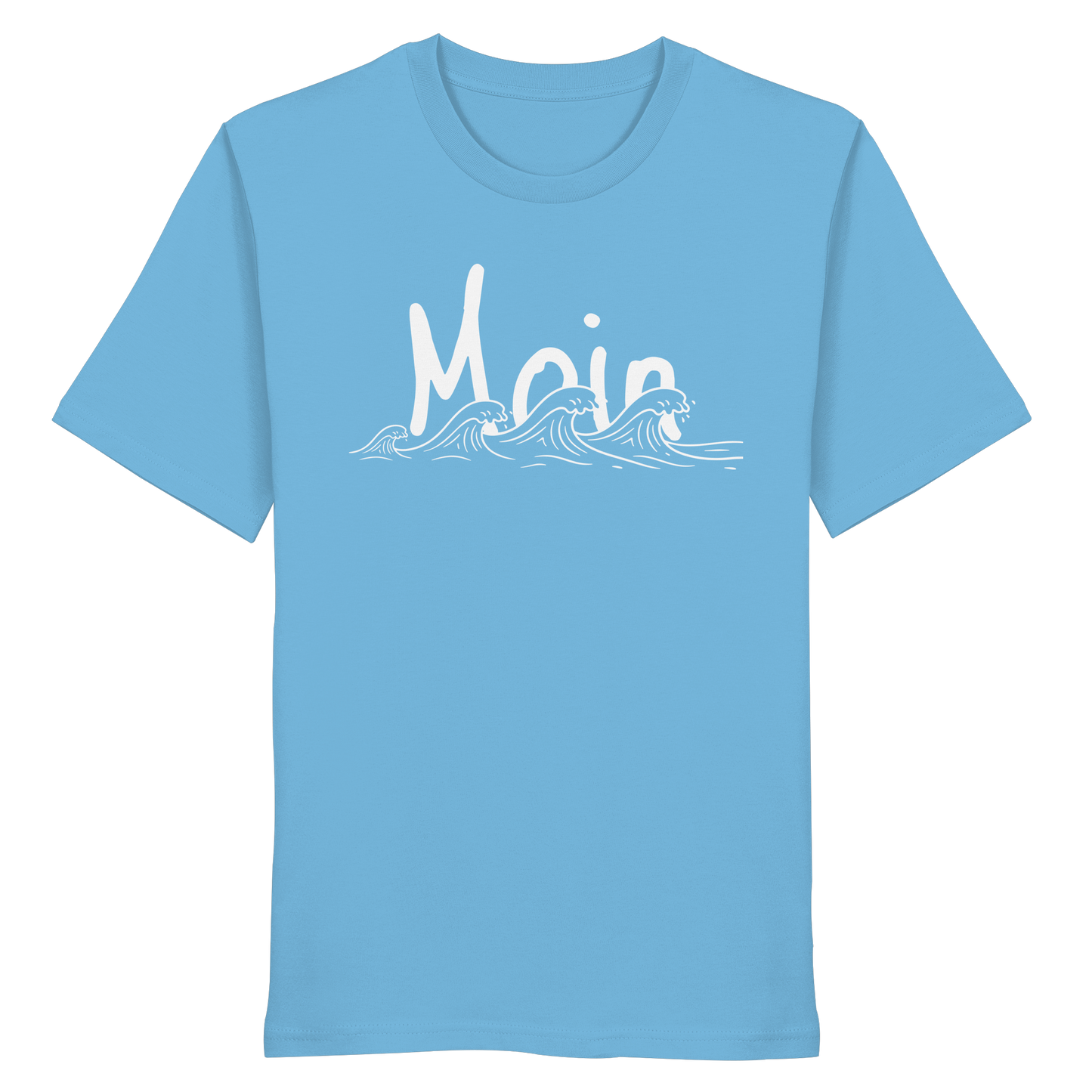 Moin & Wellen | Maritimes Lebensgefühl | Unisex Shirt Premium