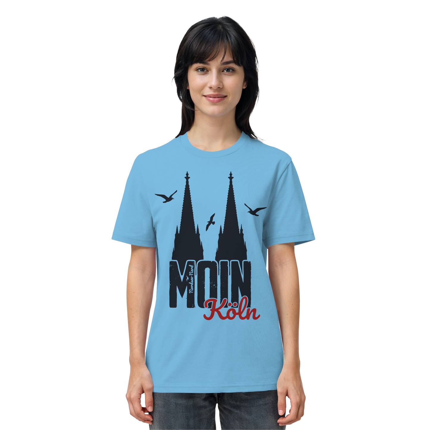 Moin Köln | Gruß von der Küste | Unisex Shirt Premium