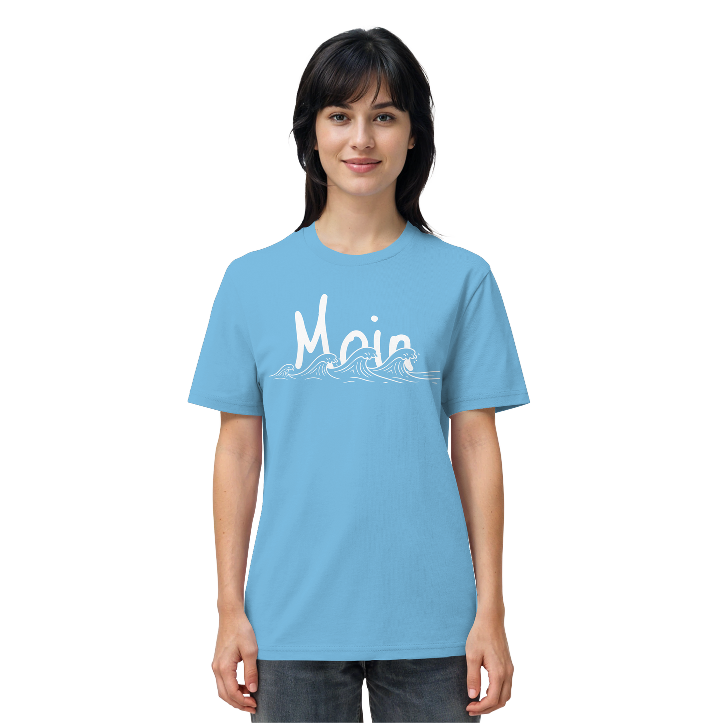 Moin & Wellen | Maritimes Lebensgefühl | Unisex Shirt Premium