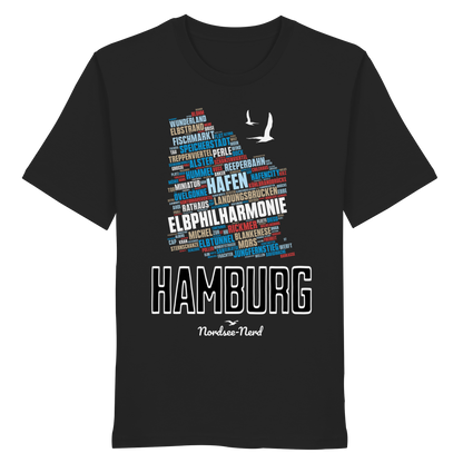Hamburg  | Wortwolke | Unisex Shirt Premium