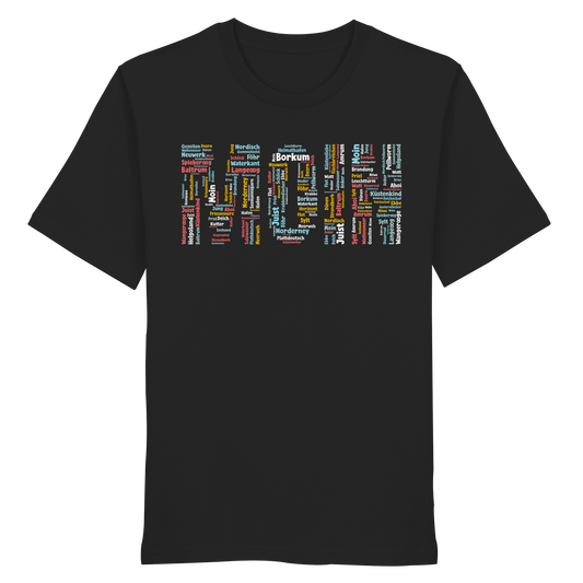 Moin Wortwolke | 100% Bio-Baumwolle | Unisex Shirt Premium