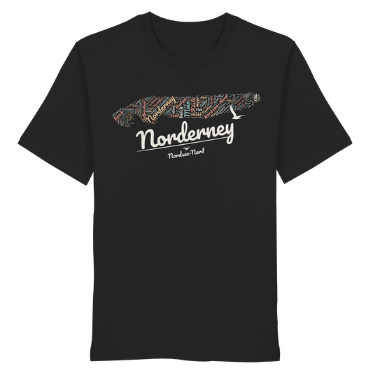 Norderney Wortwolke | 100% Bio-Baumwolle | Unisex Shirt Premium