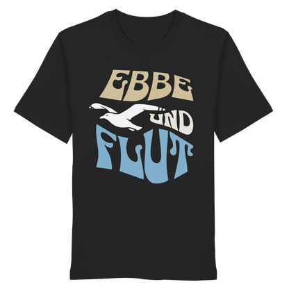 Ebbe & Flut Möwe | Unbeschwertheit genießen | Unisex Shirt Premium