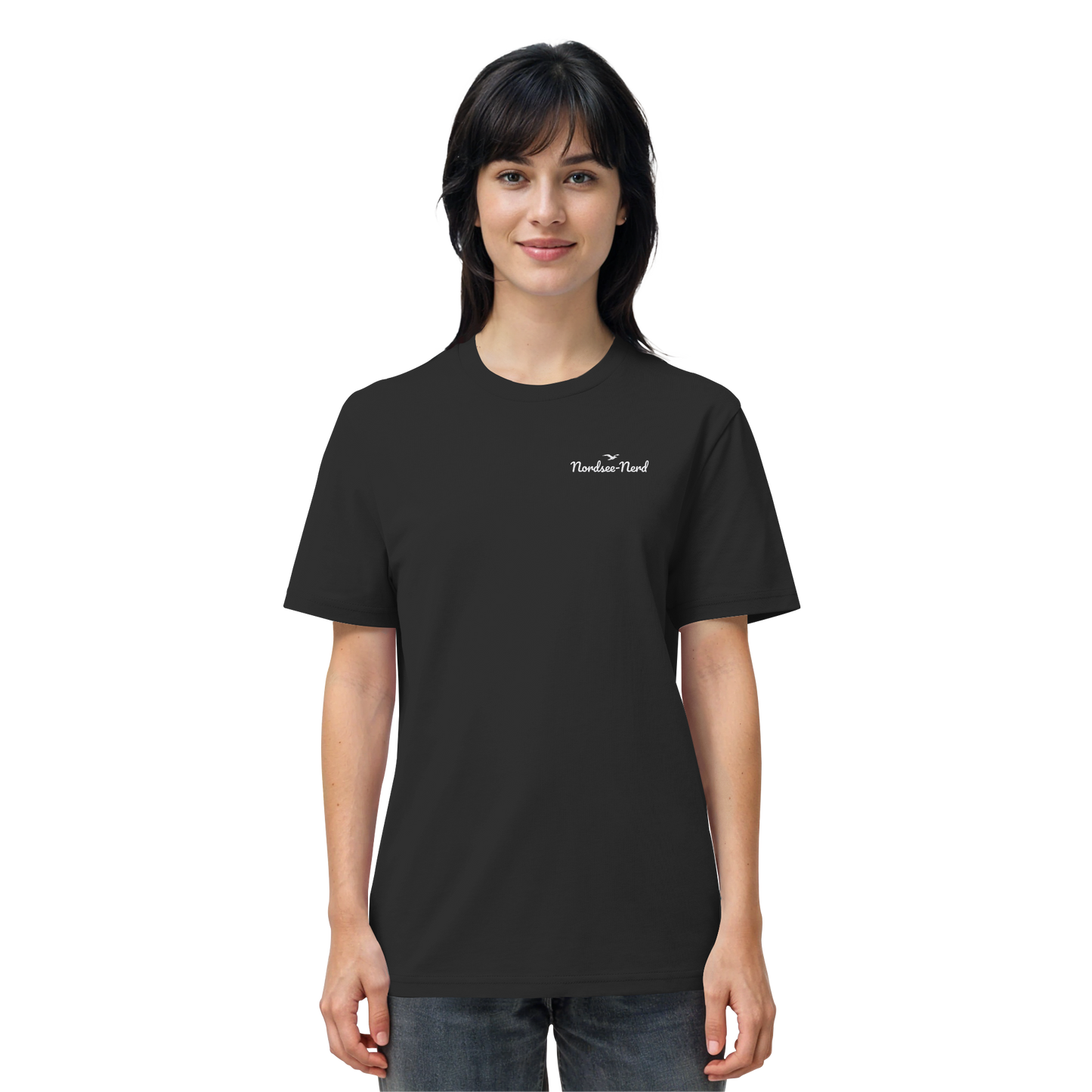 Nordsee-Nerd | Stick-Motiv | Unisex Shirt Premium