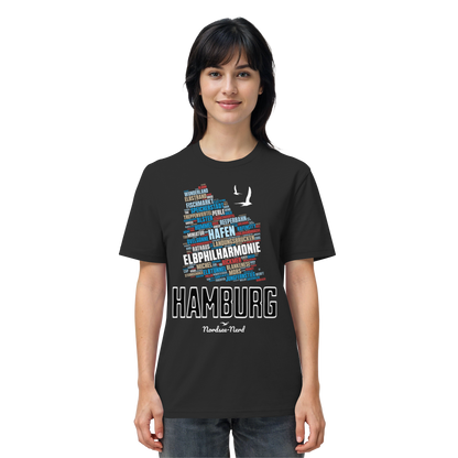 Hamburg  | Wortwolke | Unisex Shirt Premium
