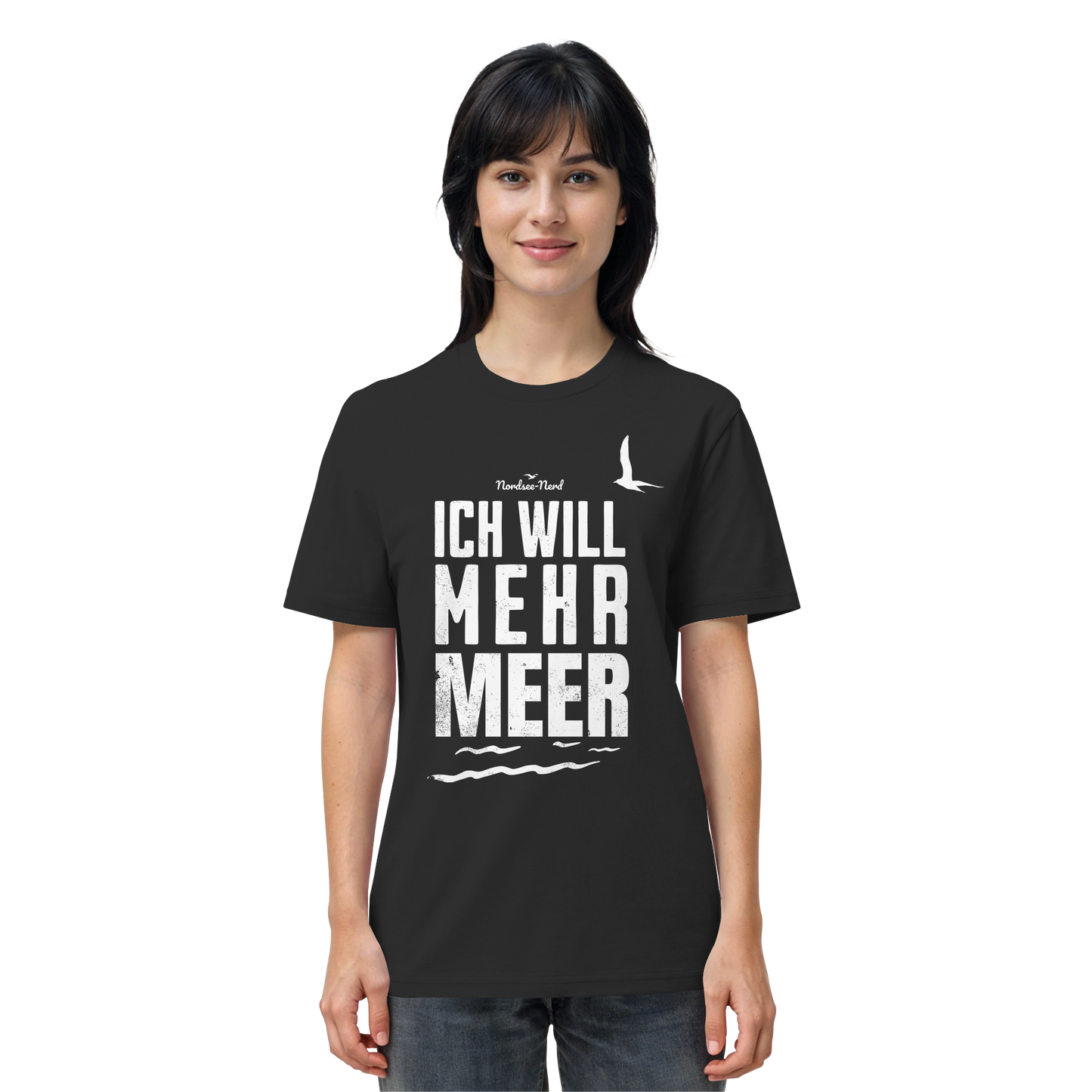 Ich will mehr Meer | Küstenhumor | Unisex Shirt Premium