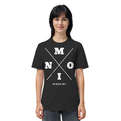 Moin Koordinaten | Heimat im Herzen | Unisex Shirt Premium