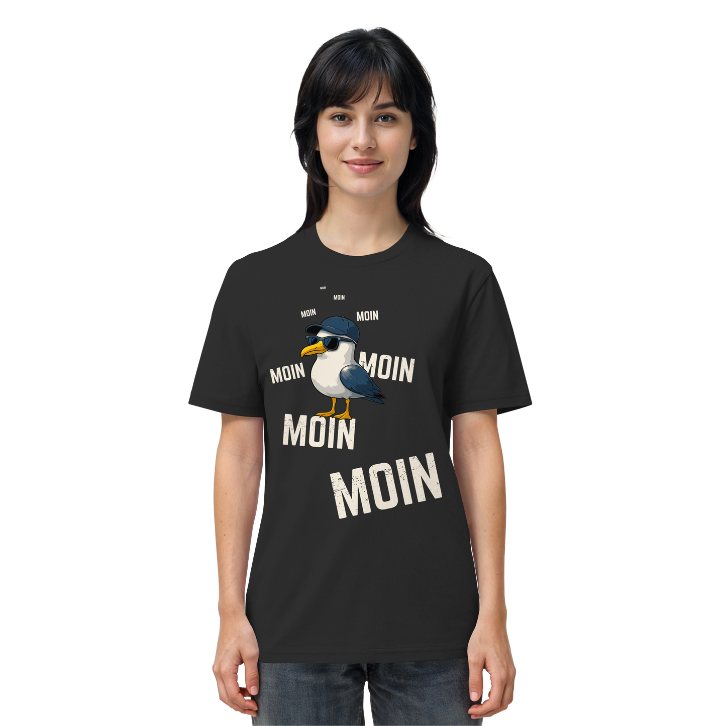 Moin Möwe | Maritimes Lebensgefühl | Unisex Shirt Premium