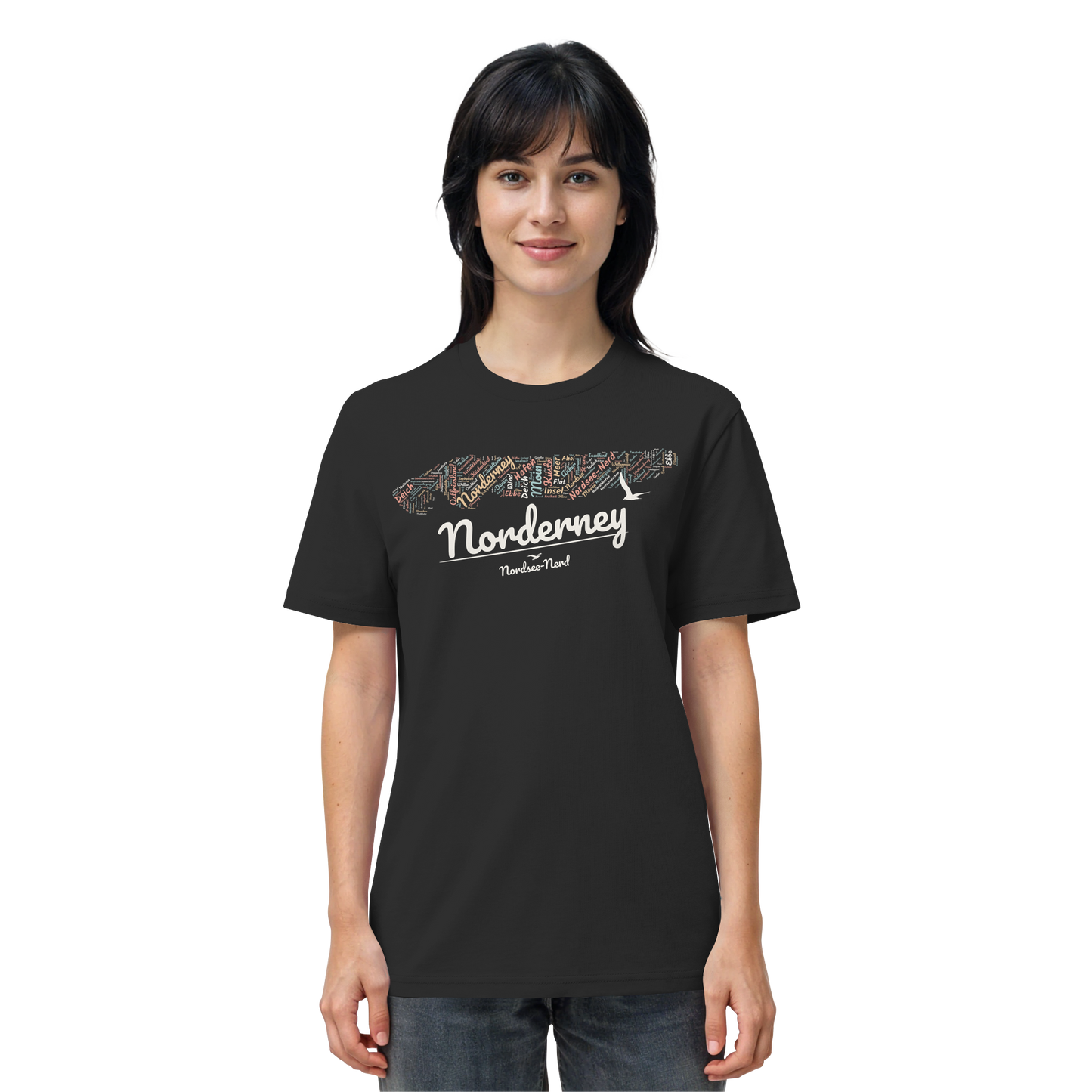 Norderney Wortwolke | 100% Bio-Baumwolle | Unisex Shirt Premium