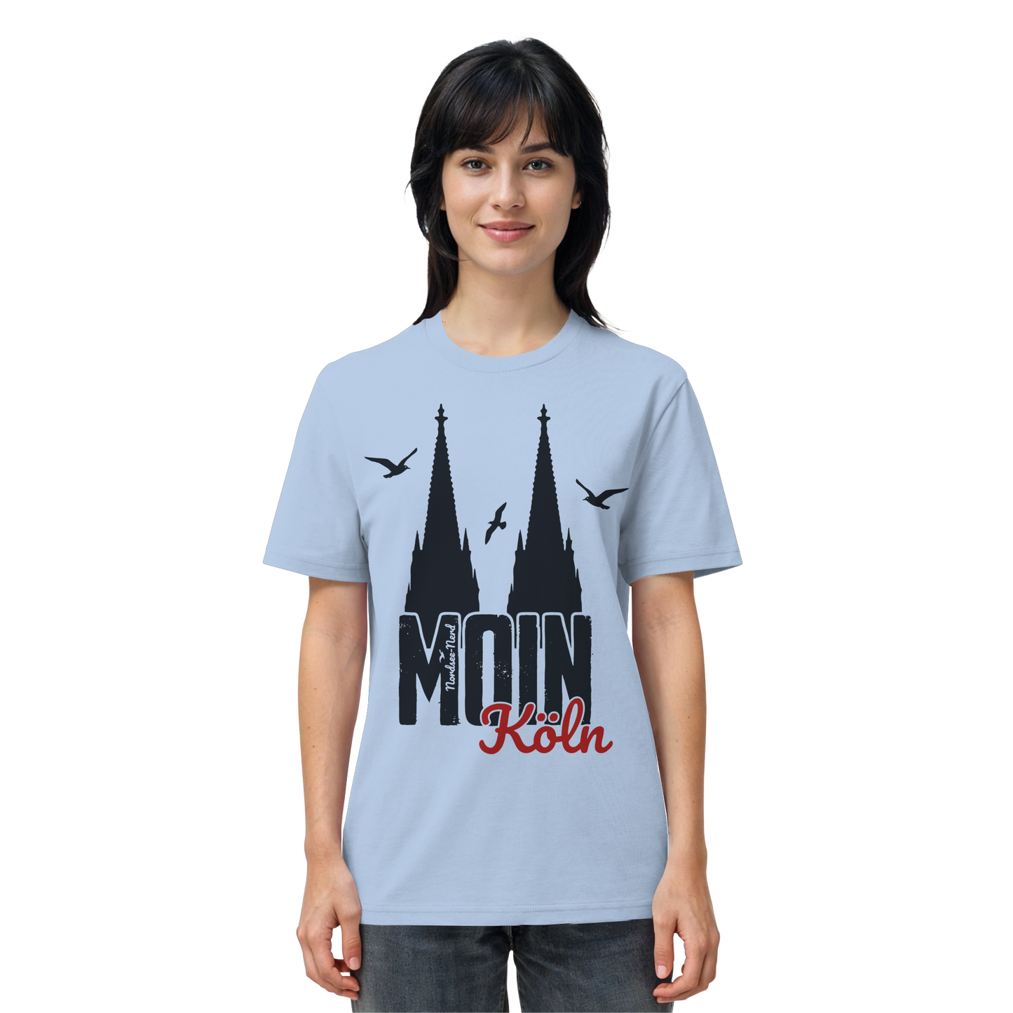 Moin Köln | Gruß von der Küste | Unisex Shirt Premium