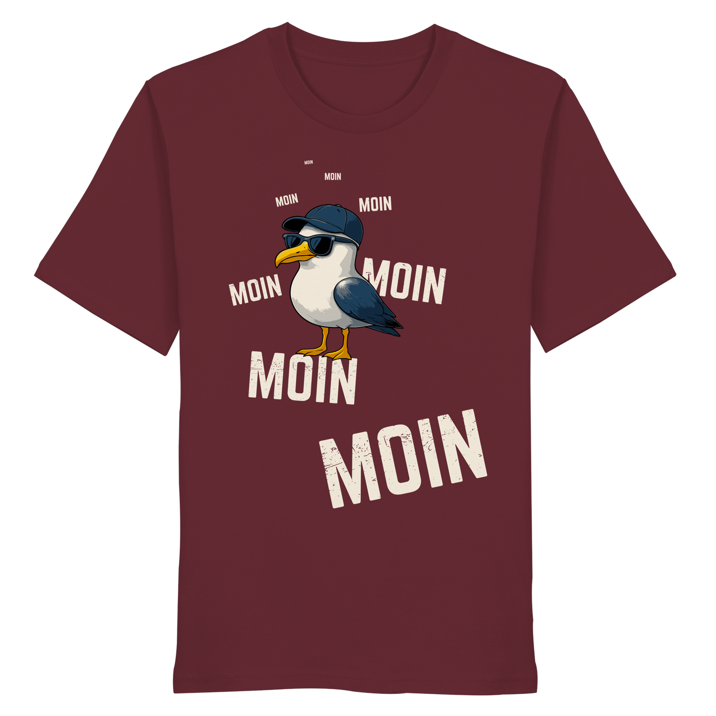Moin Möwe | Maritimes Lebensgefühl | Unisex Shirt Premium