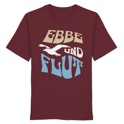 Ebbe & Flut Möwe | Unbeschwertheit genießen | Unisex Shirt Premium