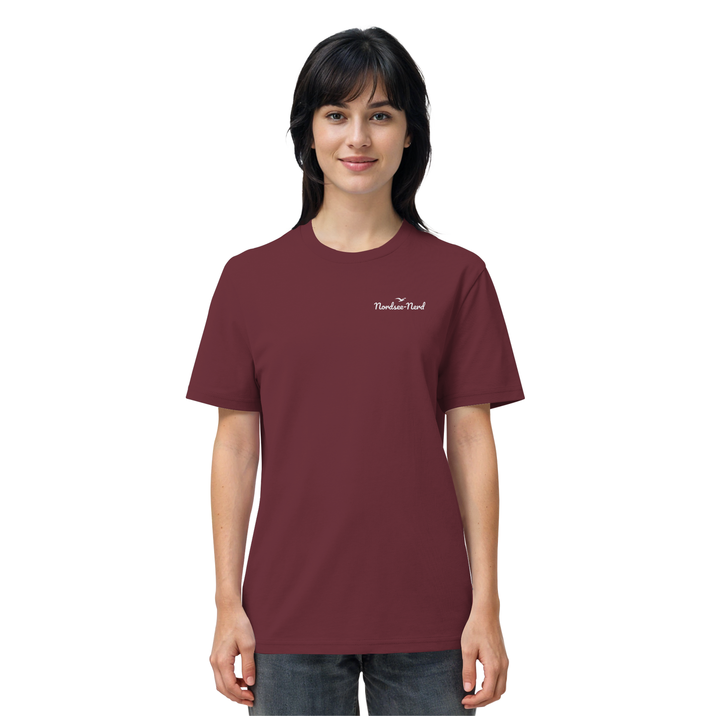 Nordsee-Nerd | Stick-Motiv | Unisex Shirt Premium