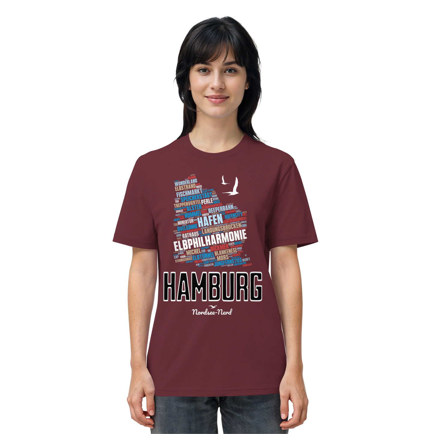 Hamburg  | Wortwolke | Unisex Shirt Premium