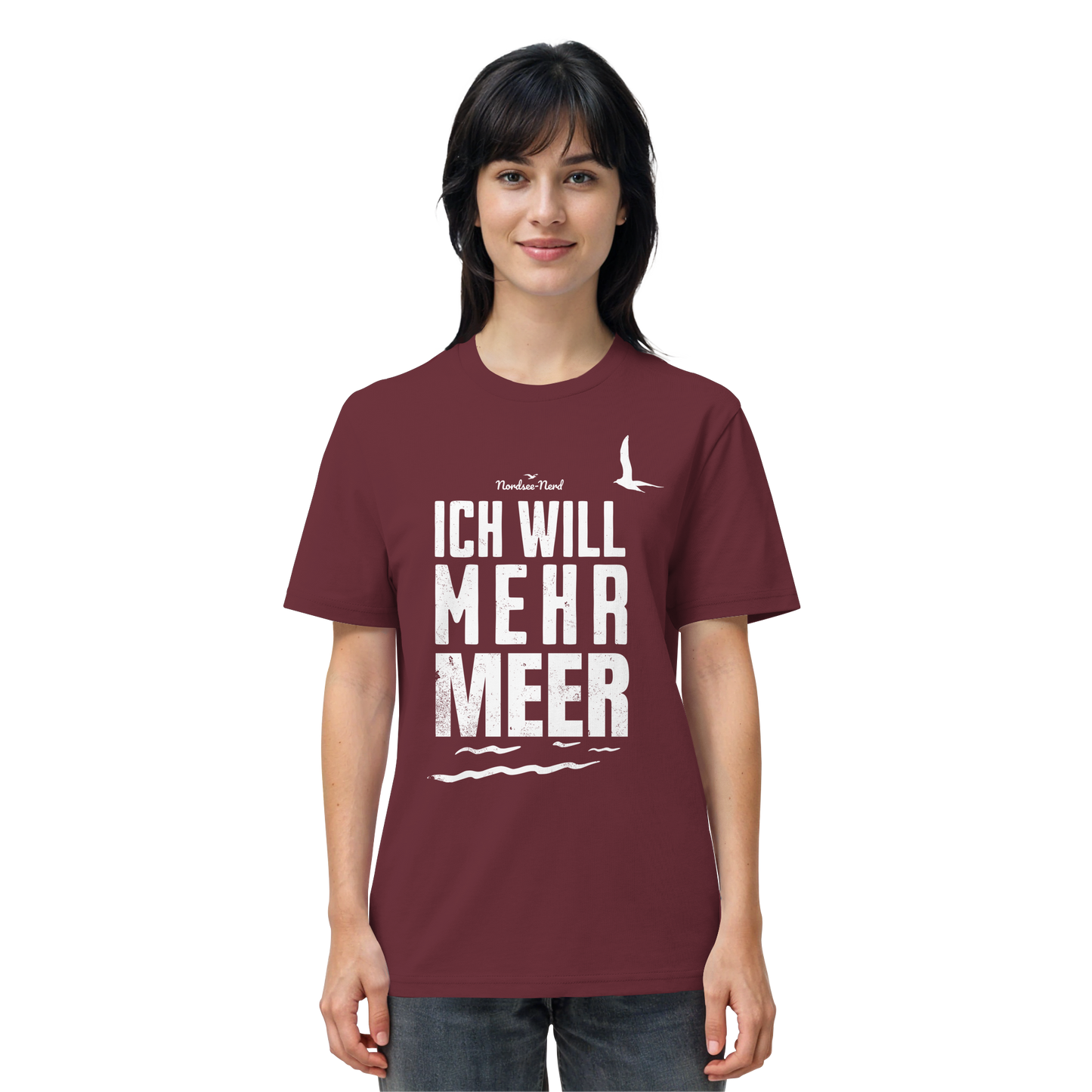 Ich will mehr Meer | Küstenhumor | Unisex Shirt Premium