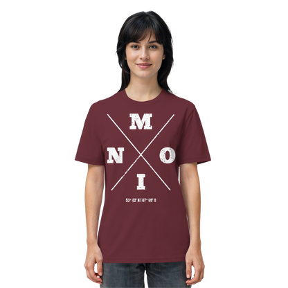 Moin Koordinaten | Heimat im Herzen | Unisex Shirt Premium