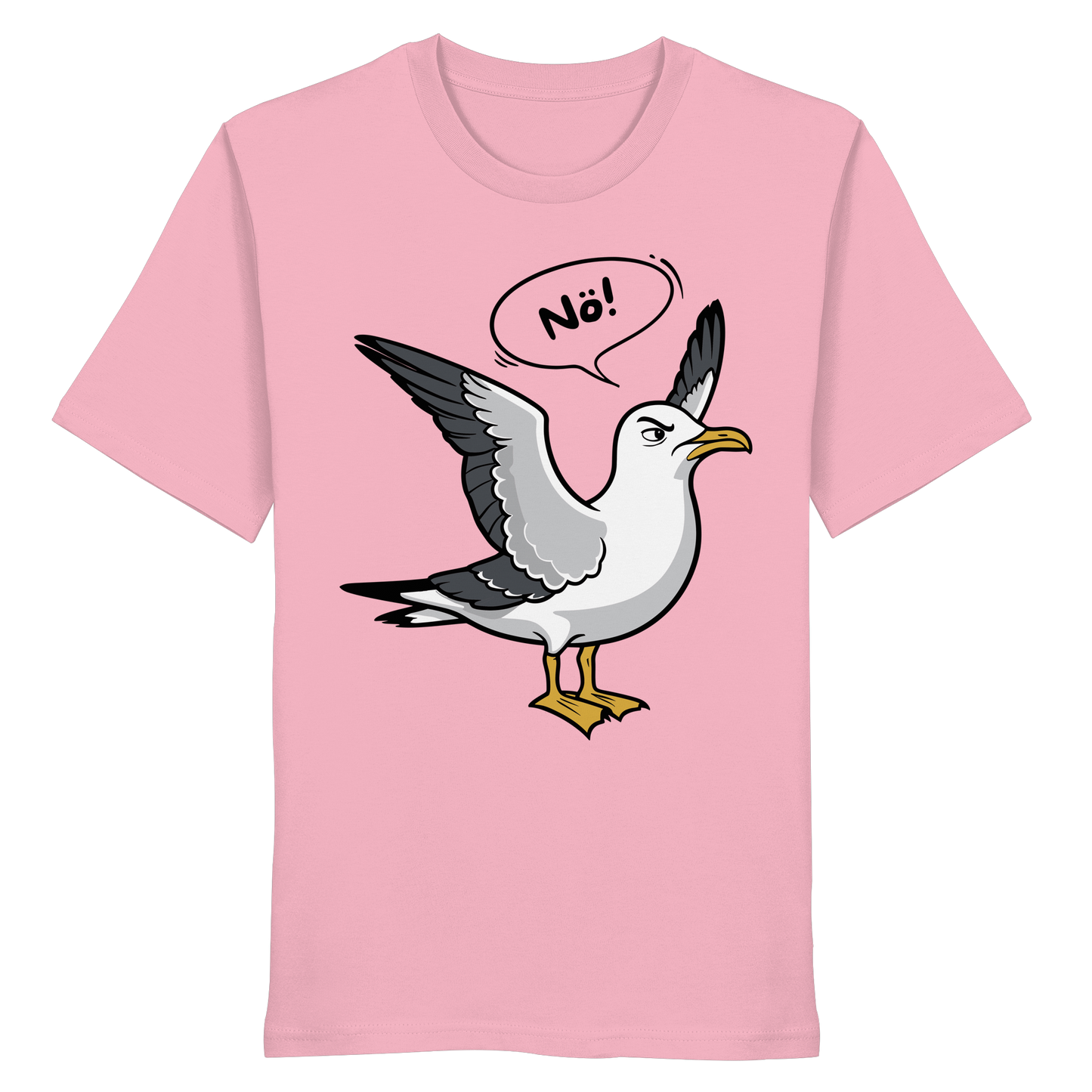 Möwe sagt Nö! | Küstenhumor | Unisex Shirt Premium