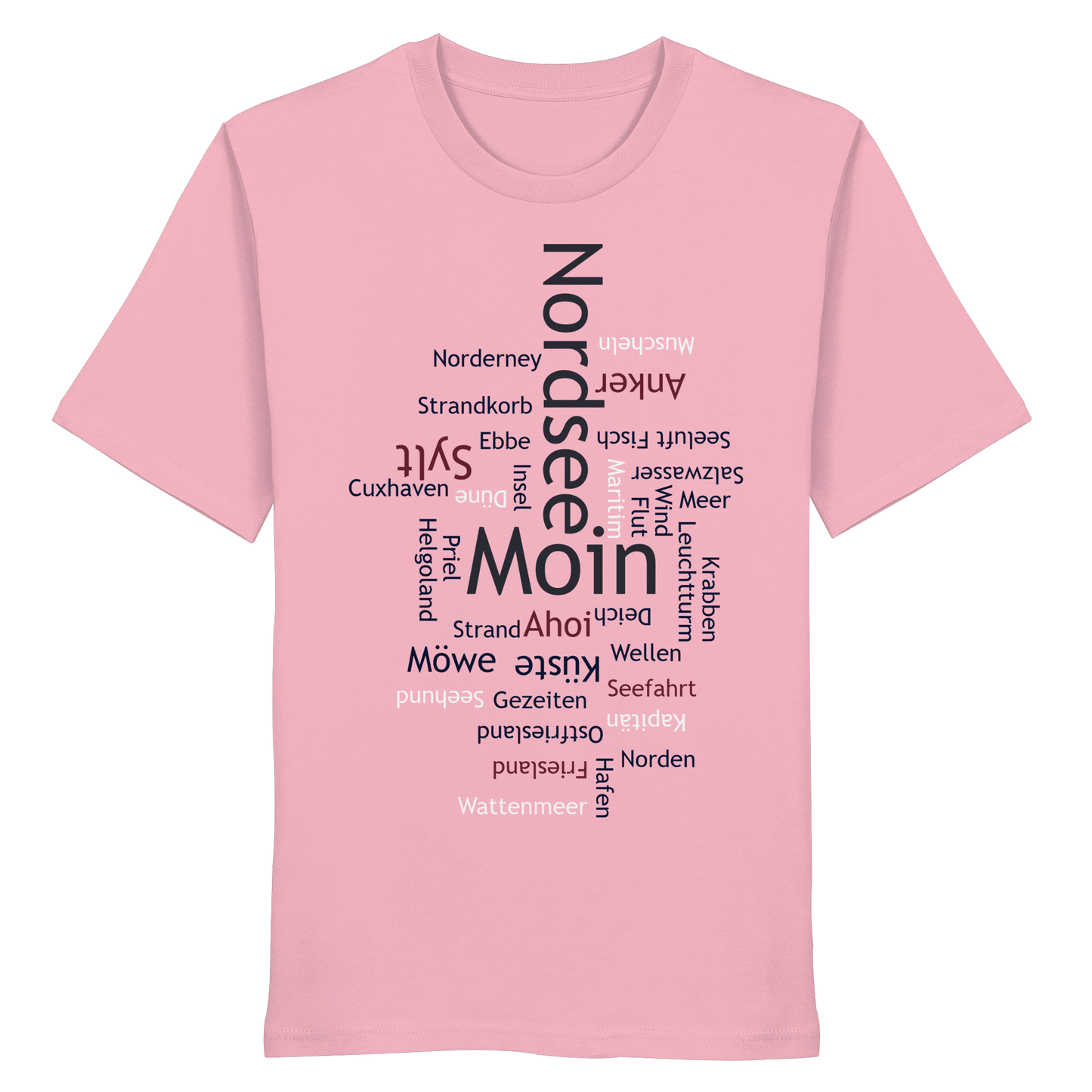 Nordsee Wortwolke | Meeresbrise spüren | Unisex Shirt Premium