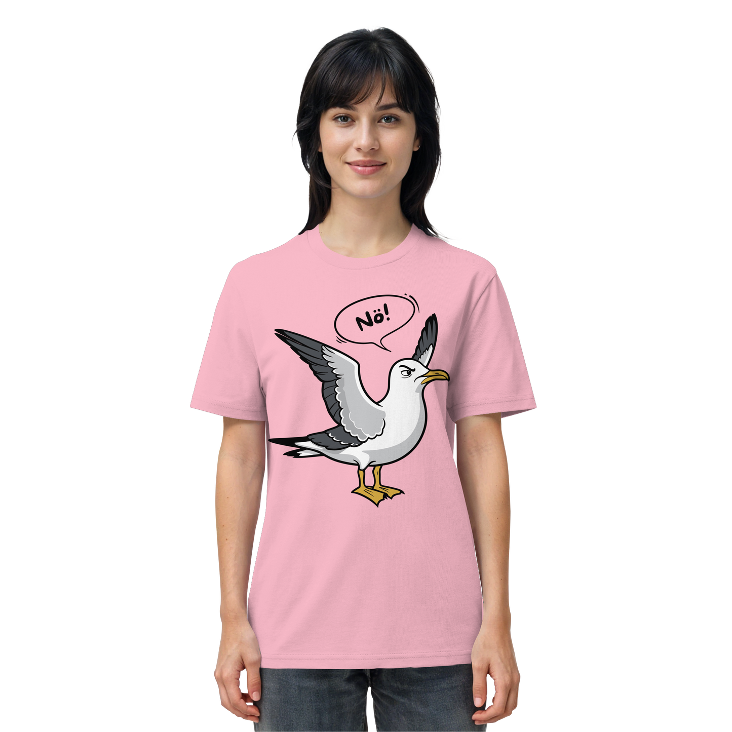 Möwe sagt Nö! | Küstenhumor | Unisex Shirt Premium