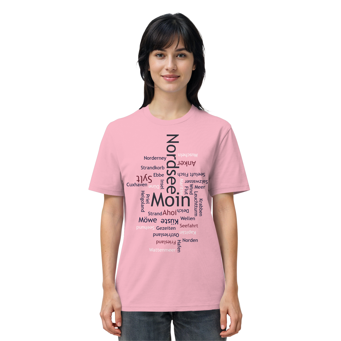 Nordsee Wortwolke | Meeresbrise spüren | Unisex Shirt Premium
