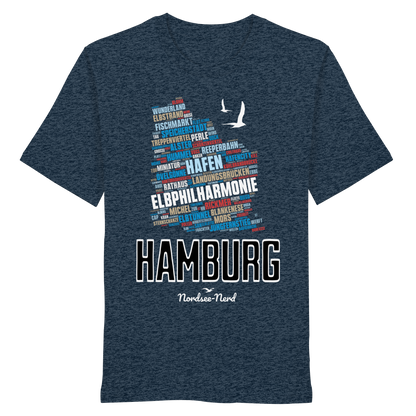 Hamburg  | Wortwolke | Unisex Shirt Premium