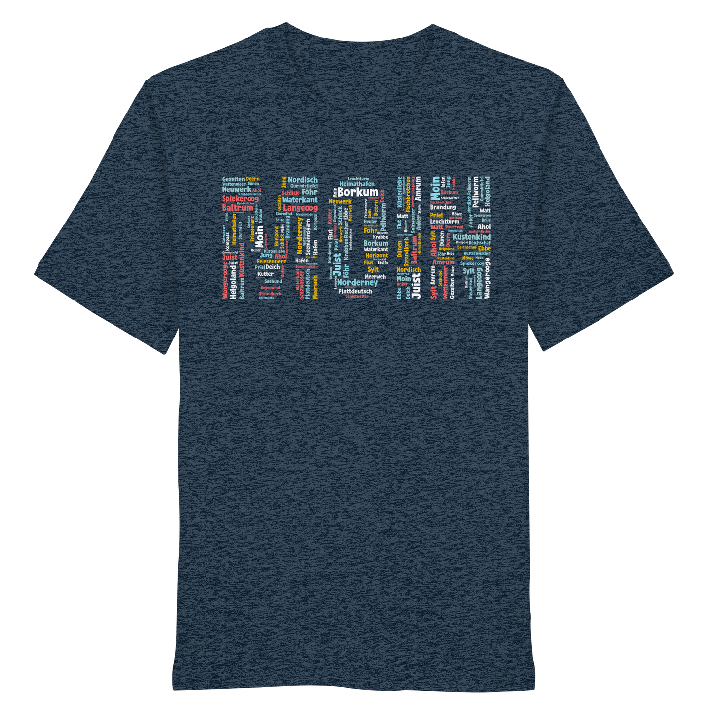 Moin Wortwolke | 100% Bio-Baumwolle | Unisex Shirt Premium