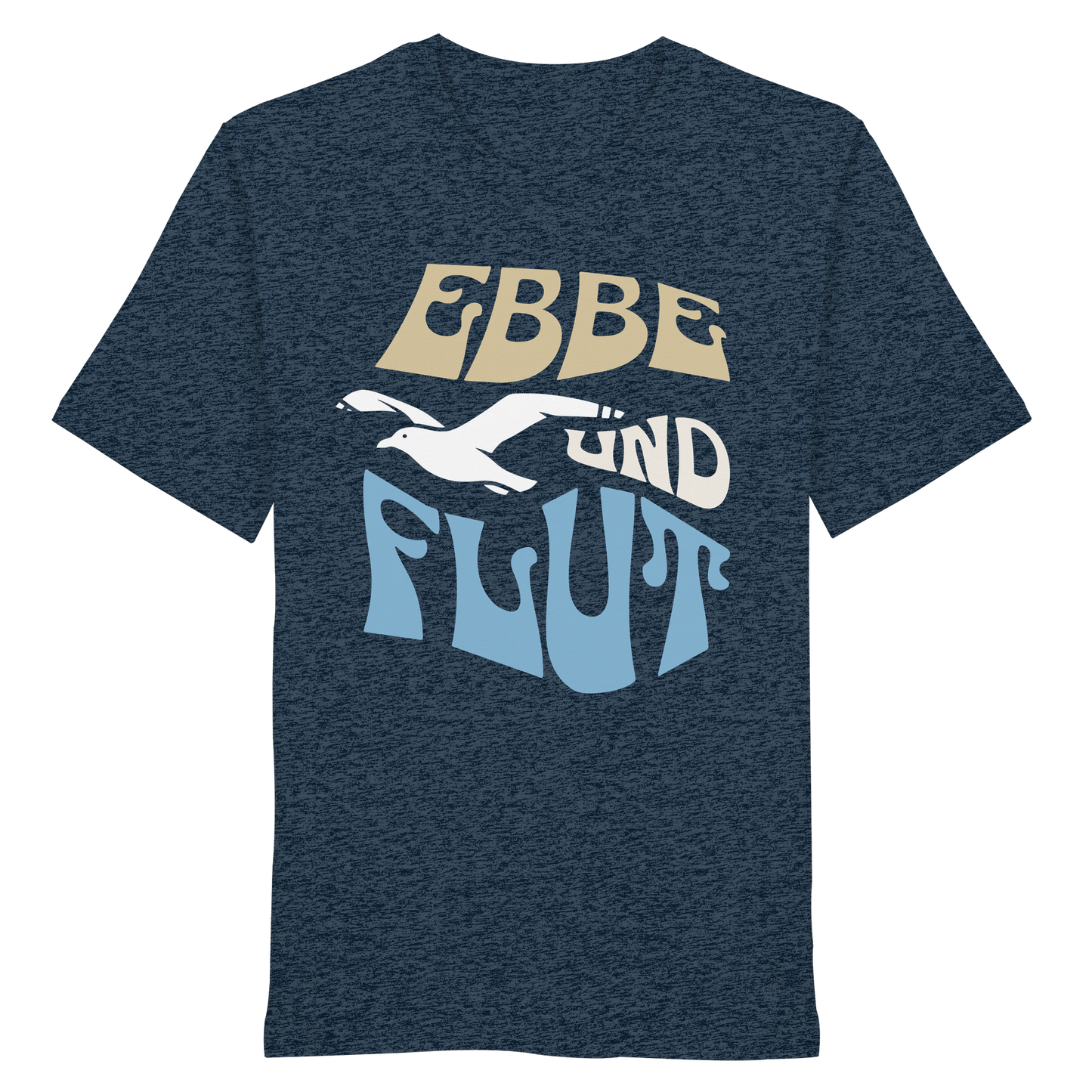 Ebbe & Flut Möwe | Unbeschwertheit genießen | Unisex Shirt Premium