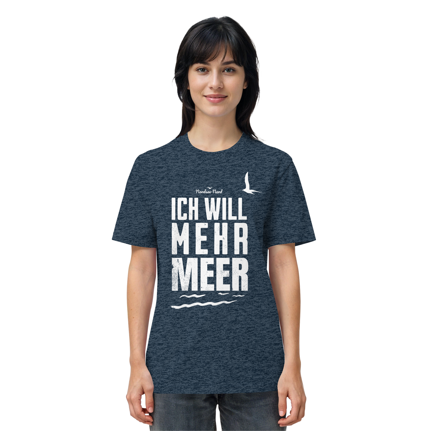 Ich will mehr Meer | Küstenhumor | Unisex Shirt Premium